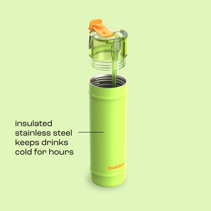 bubba 24 oz DualSip Insulated Stainless Steel Water Bottle - Glow Up - US 6483
