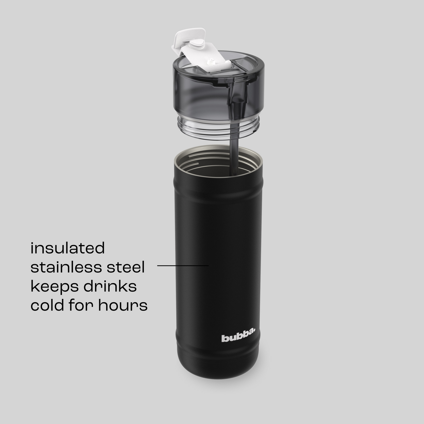 bubba 32 oz DualSip Insulated Stainless Steel Water Bottle - Office Siren - US 8560
