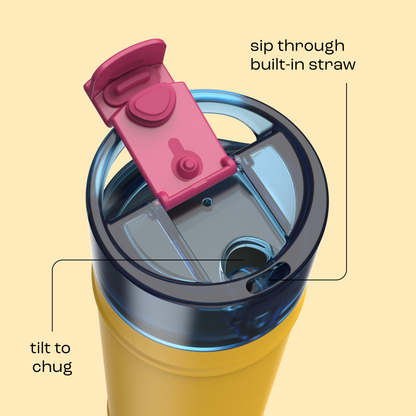 bubba 24 oz DualSip Insulated Stainless Steel Water Bottle - Spirit Week - US 2082