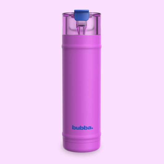 bubba 24 oz DualSip Insulated Stainless Steel Water Bottle - Mood Booster - US 9749