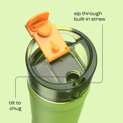 bubba 24 oz DualSip Insulated Stainless Steel Water Bottle - Glow Up - US 6483
