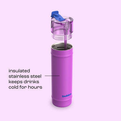 bubba 24 oz DualSip Insulated Stainless Steel Water Bottle - Mood Booster - US 9749