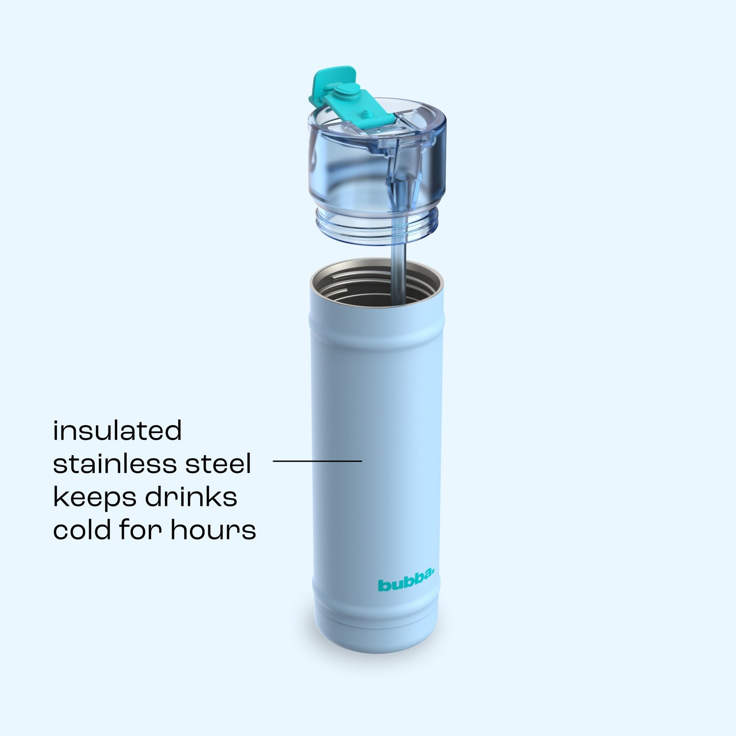 bubba 24 oz DualSip Insulated Stainless Steel Water Bottle - Daydreamin - US 1446
