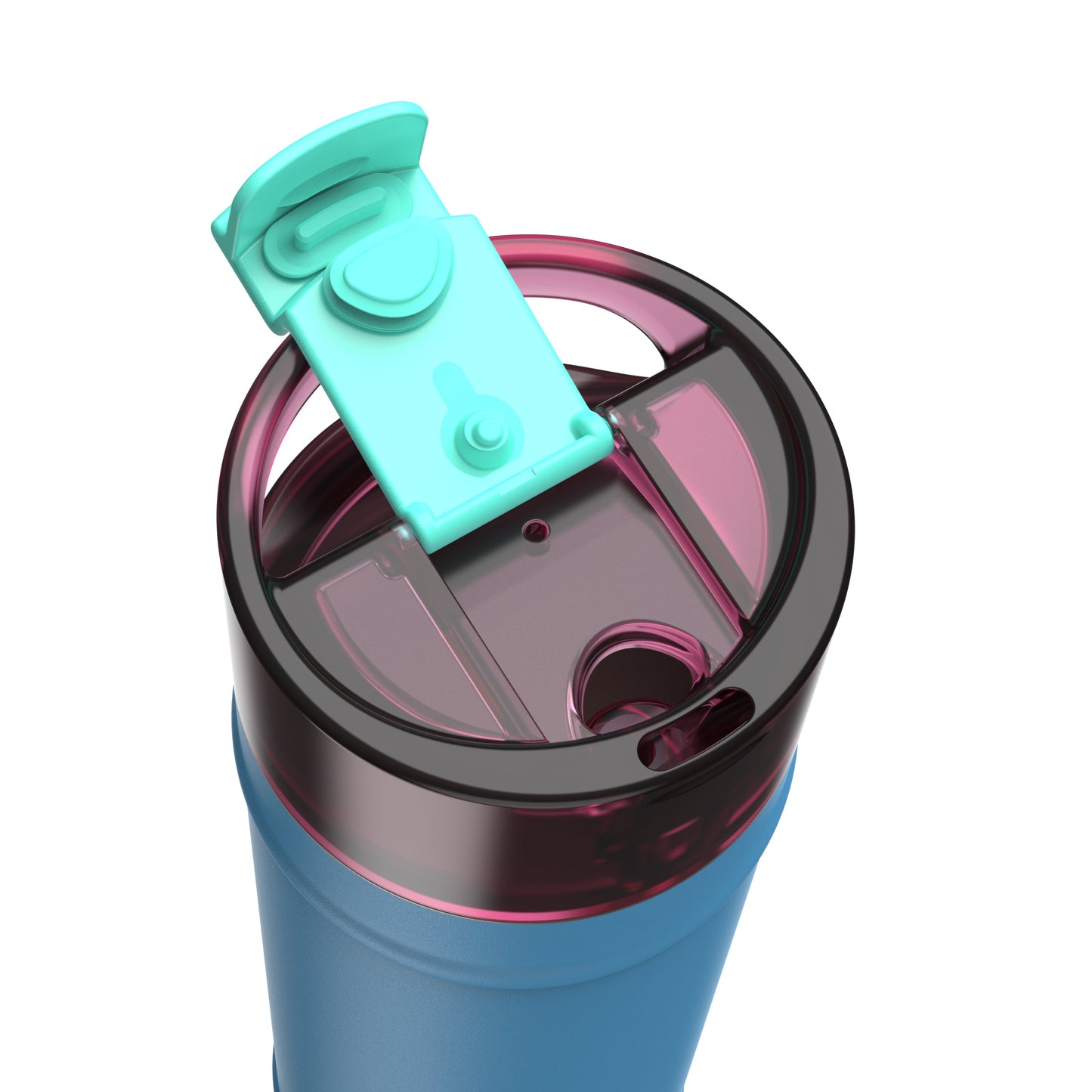 bubba 24 oz DualSip Insulated Stainless Steel Water Bottle - Blue Ribbon - US 8884