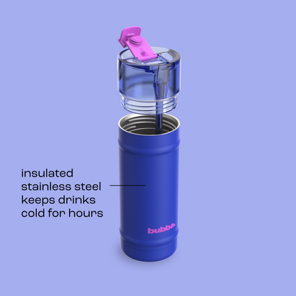 bubba 18 oz DualSip Insulated Stainless Steel Water Bottle - Ocean Energy - US 4622