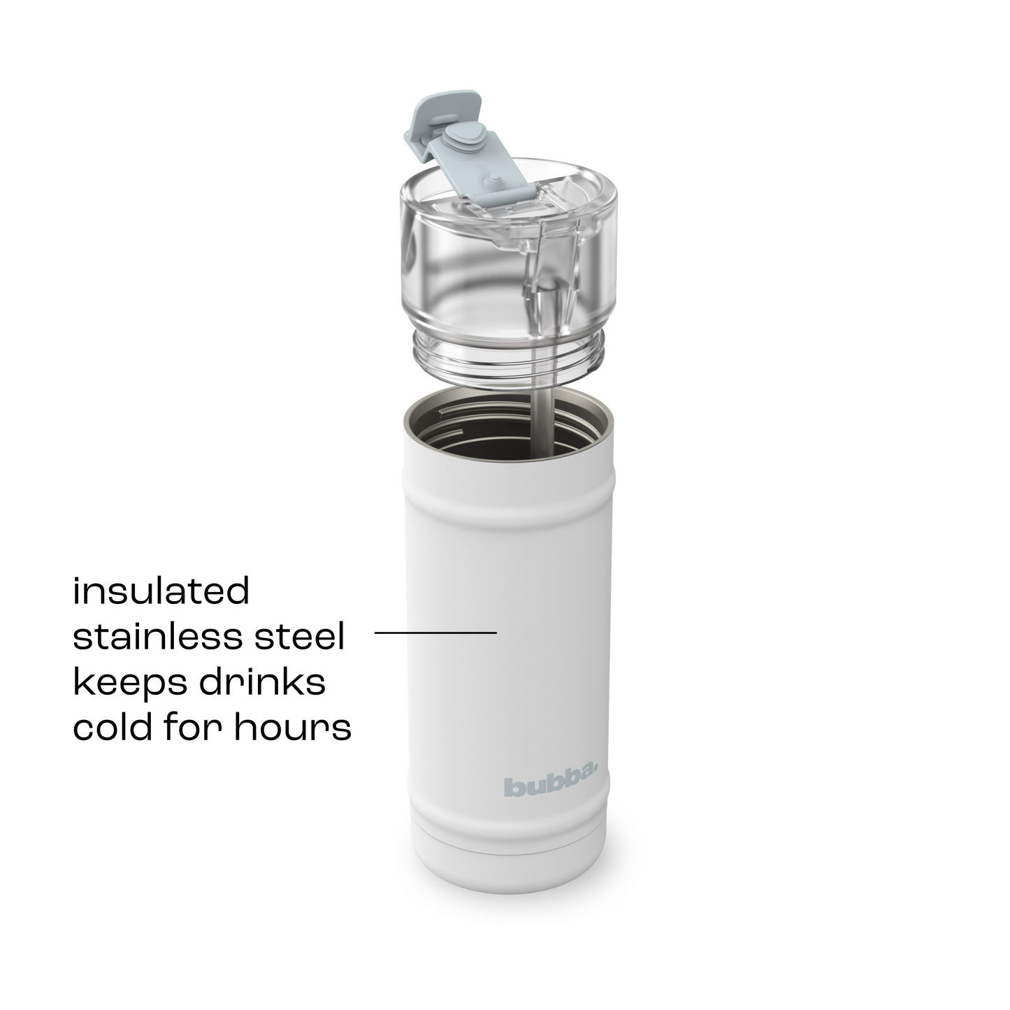 bubba 18 oz DualSip Insulated Stainless Steel Water Bottle - Fresh Kicks - US 2032