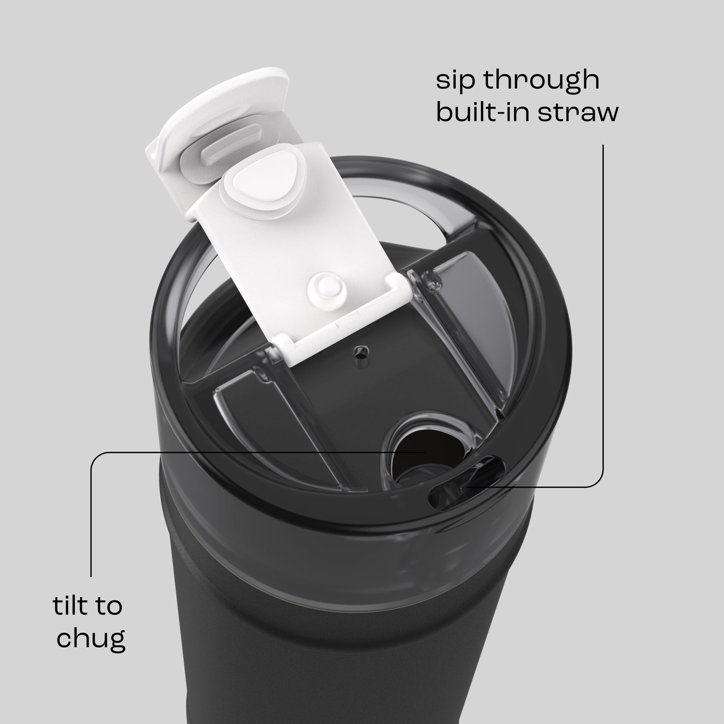 bubba 24 oz DualSip Insulated Stainless Steel Water Bottle - Office Siren - US 9742