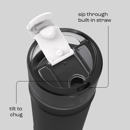 bubba 24 oz DualSip Insulated Stainless Steel Water Bottle - Office Siren - US 9742