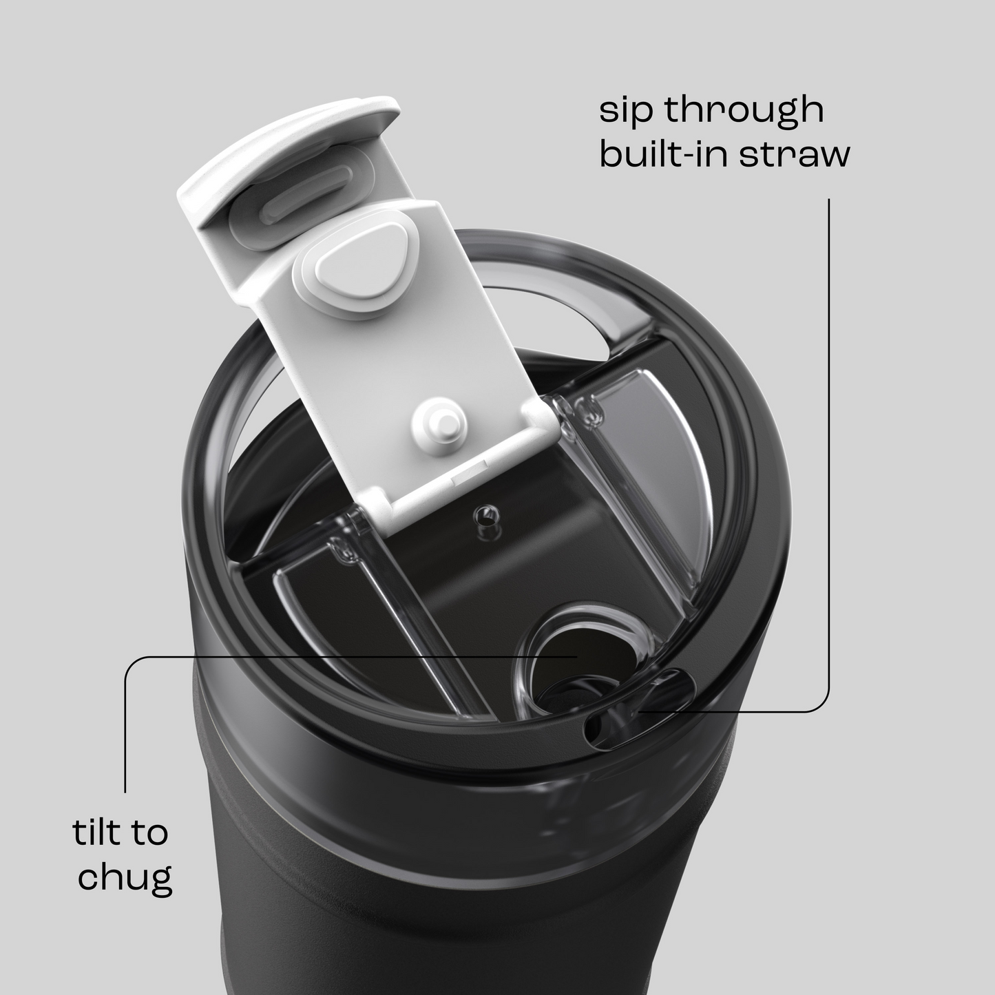 bubba 18 oz DualSip Insulated Stainless Steel Water Bottle -  Office Siren - US 1330