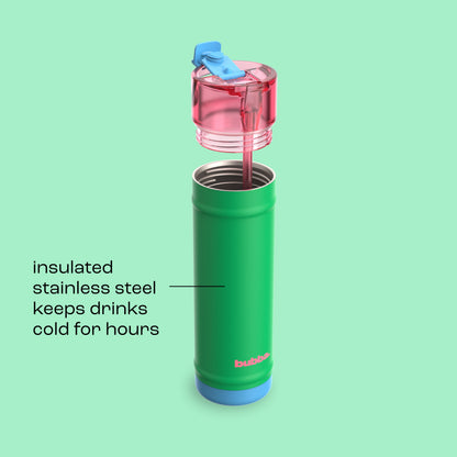 bubba 24 oz DualSip Insulated Stainless Steel Water Bottle - Fresh Serve - US 4863