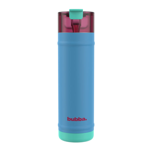 bubba 24 oz DualSip Insulated Stainless Steel Water Bottle - Blue Ribbon - US 8884