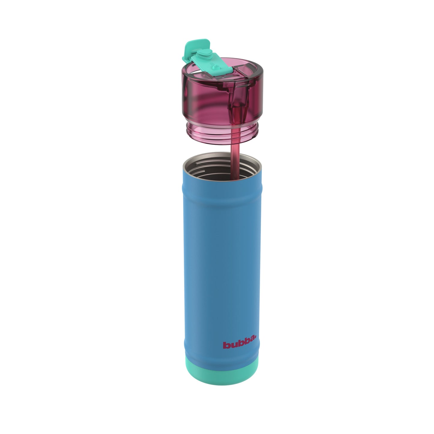 bubba 24 oz DualSip Insulated Stainless Steel Water Bottle - Blue Ribbon - US 8884
