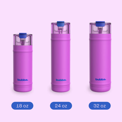 bubba 24 oz DualSip Insulated Stainless Steel Water Bottle - Mood Booster - US 9749